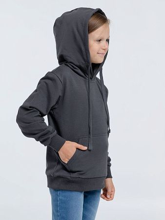 Худи детское Kirenga Kids 2.0, темно-серое (графит), размер 12 лет (142-152 см)