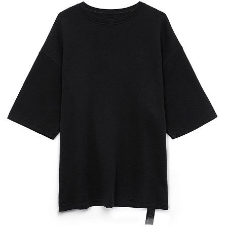 Джемпер с коротким рукавом Siluetti Volumica, черный, размер M/L