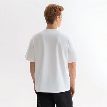 Футболка унисекс Раст (Rust), 240 гр., белая (теплый тон)