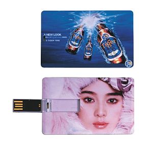 Флешка в форме кредитной карты