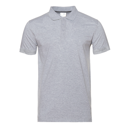 Рубашка поло унисекс STAN хлопок/эластан 200, 05, Серый меланж,  (50/60)  (46/S)