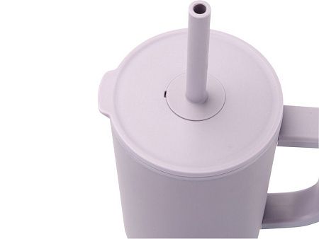 Герметичная термокружка «Brady» с силиконовой трубочкой, переработанная сталь, 900 мл