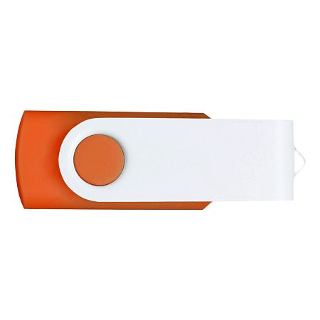 Флешка TWIST WHITE COLOR Оранжевая с белым 4015.05.07.64ГБ