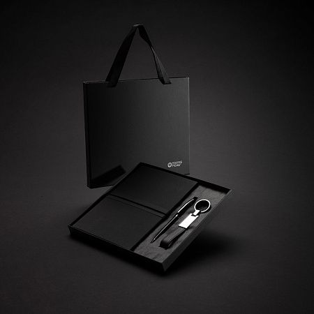 Блокнот Swiss Peak в комплекте с ручкой и брелком