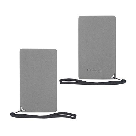 Зарядное устройство "Камень" с покрытием soft grip, 4000 mAh в подарочной коробке, черный #