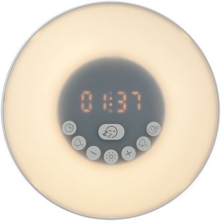 Лампа-колонка dreamTime для пробуждения светом и музыкой, черная