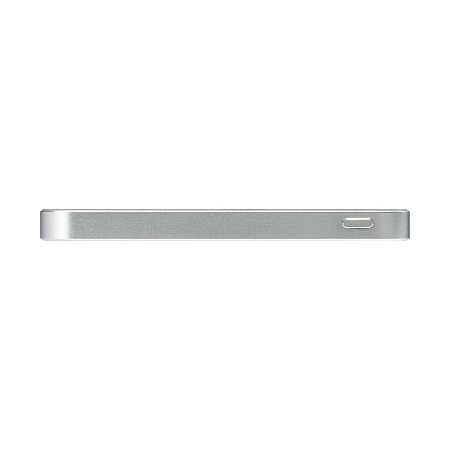 Внешний аккумулятор Артекс PD (Artex PD) 5000mAh с функцией беспроводной зарядки 15W, серебряный