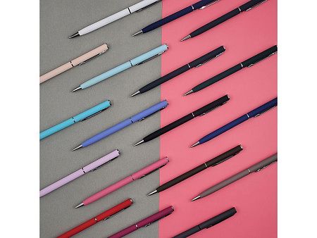 Ручка металлическая шариковая «Palermo», софт-тач