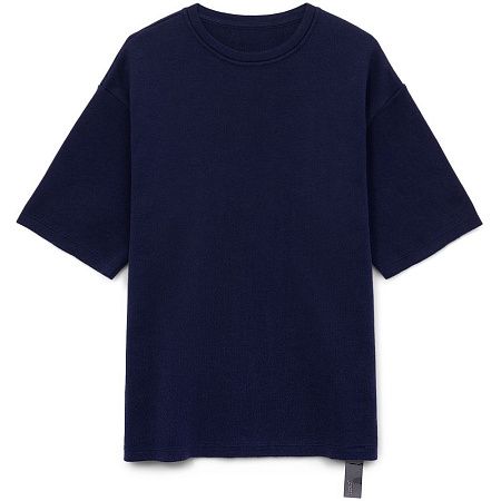 Джемпер с коротким рукавом Siluetti Volumica, темно-синий, размер M/L