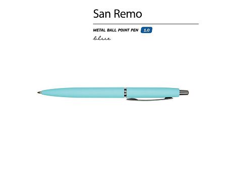 Ручка металлическая шариковая «San Remo», софт-тач