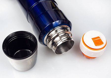 Термос стальной синий, Space, 800 мл