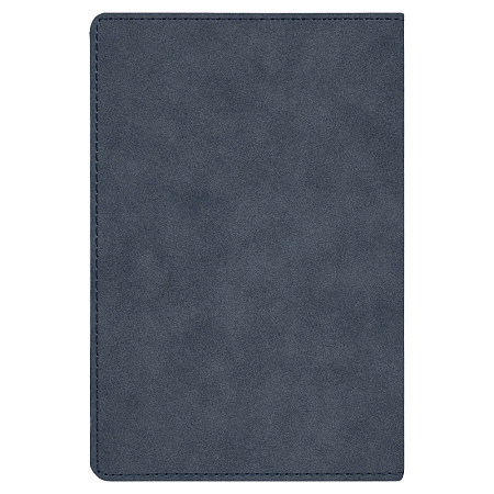 Ежедневник City Nuba А5, недатированный, в твердой обложке с поролоном, темно-синий