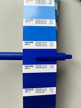 Ручка шариковая Sumatra, пластиковая, синяя