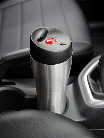 Термостакан Solingen, вакуумный, герметичный, черный