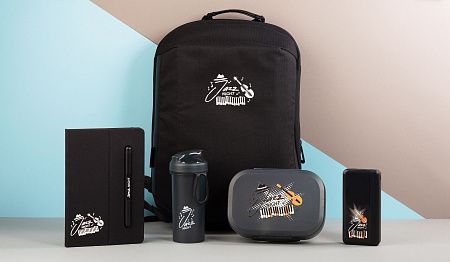 Блокнот "Prime" с ручкой и вечным карандашом в пенале, с подставкой под смартфон