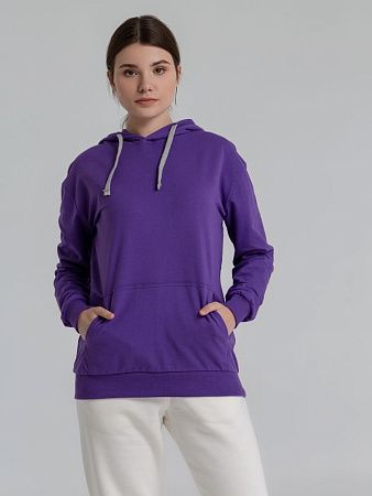 Толстовка с капюшоном Unit Kirenga, фиолетовая, размер XS