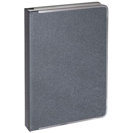Ежедневник Frame Metal, недатированный, серый