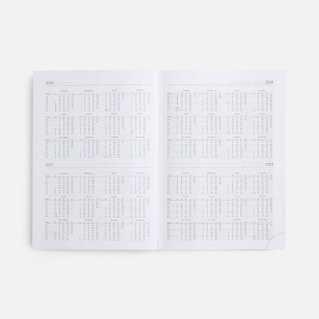 Ежедневник New Nebraska, датированный, красный