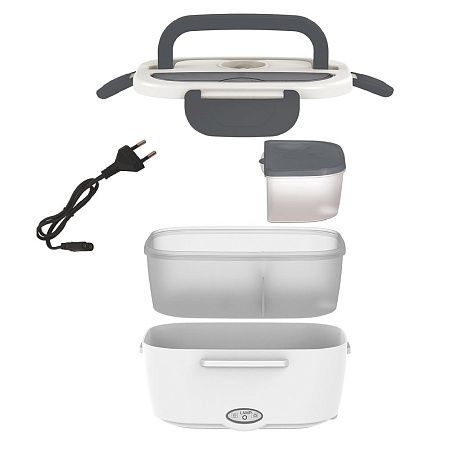 Ланчбокс с подогревом Yummybox, серый