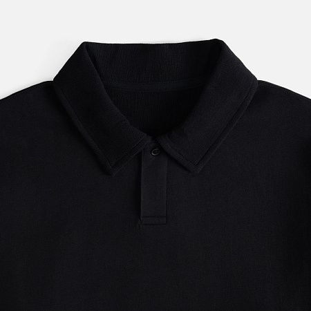 Рубашка поло унисекс Tiimi, черная, размер XS/S