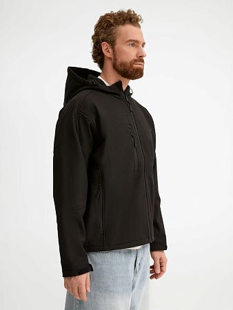 Куртка мужская с капюшоном Replay Men 340, черная, размер XS