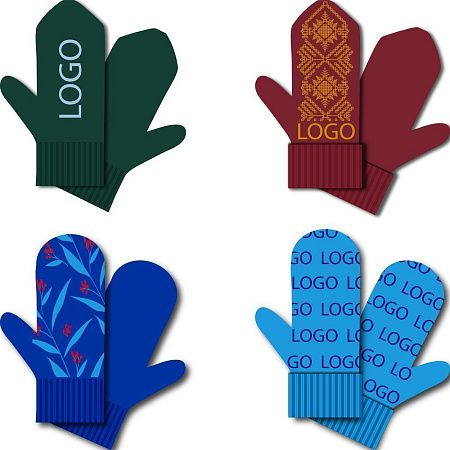 Варежки на заказ Mani, акрил, размер M