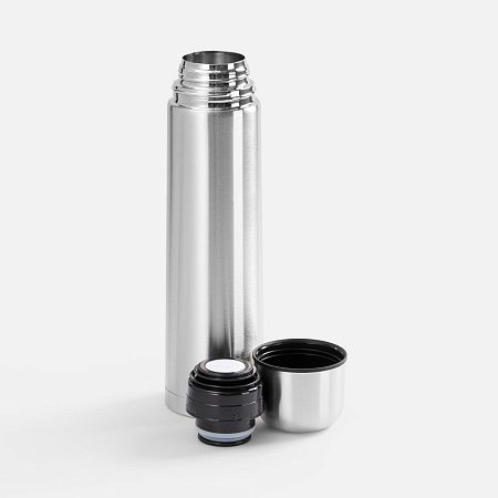 Термос Plain 1000, ver.2, серебристый