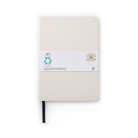 Блокнот из переработанных тетрапак в твёрдом переплёте Rebirth