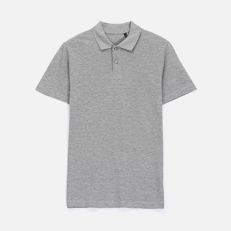 Рубашка поло унисекс Pulse, серый меланж, размер 3XL