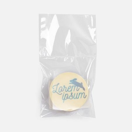 Печенье Dream White в белом шоколаде, круг