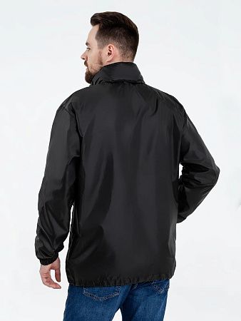 Ветровка унисекс Shift, черная, размер XS