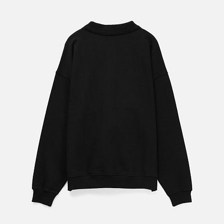 Свитшот оверсайз унисекс S6, черный, размер XS/S