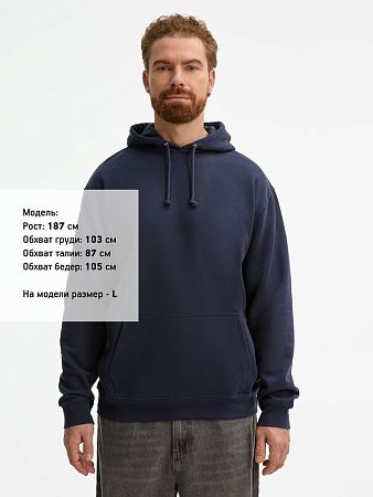 Худи унисекс Condor, темно-синее, размер XXL