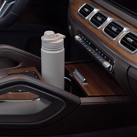 Термобутылка вакуумная герметичная Савона (Savona), бежевая