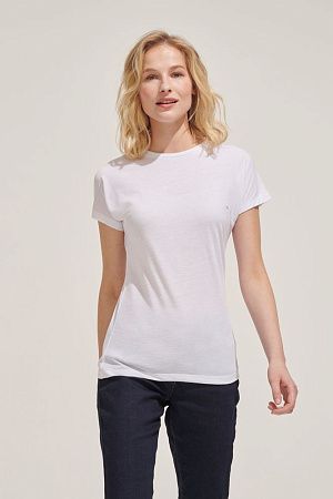 Футболка женская для сублимации Magma Women, белая, размер L