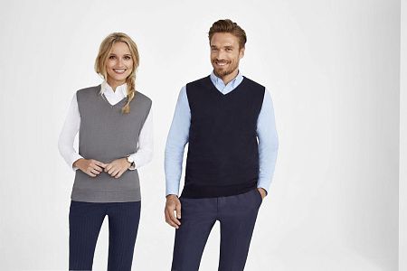 Жилет унисекс Gentlemen, черный, размер XXS