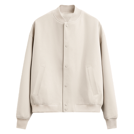 Бомбер унисекс STAN футер без начеса 340, 70, Молочный,  (11)  (48/M)
