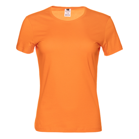 Футболка женская STAN хлопок 150, 02W, Оранжевый,  (28/1)  (42/XS)