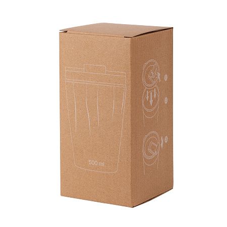 Термостакан "Calypso_Дракон" 500 мл, покрытие soft touch