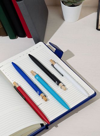 Ручка шариковая "Matt" с кнопкой из бамбука