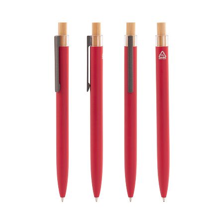 Ручка шариковая "Matt" с кнопкой из бамбука