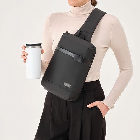 Термокружка вакуумная Палермо (Palermo), белая, зернистое покрытие