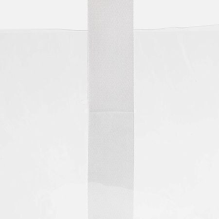 Шопер Clear Fest, ver.2, прозрачный с белыми ручками