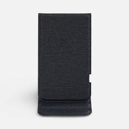 Подставка для смартфона с беспроводной зарядкой Kickstand, серая