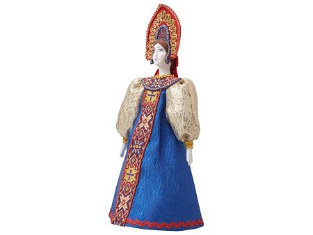 Подарочный набор: кукла фарфоровая, мёд с гецким орехом