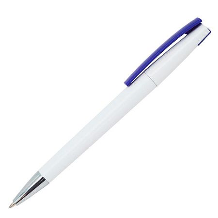 Ручка шариковая, пластиковая, белая/синяя Zorro Assembling