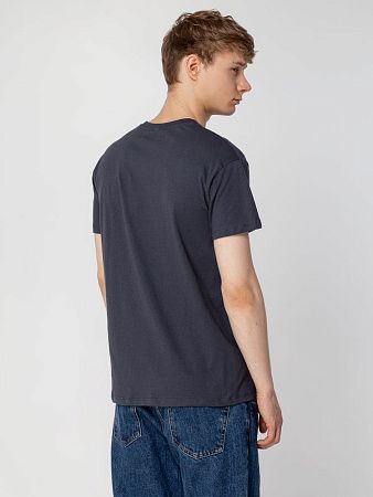 Футболка унисекс Regent 150, темно-серая (графит), размер L