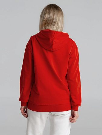 Толстовка на молнии с капюшоном Unit Siverga, красная, размер 3XL v2