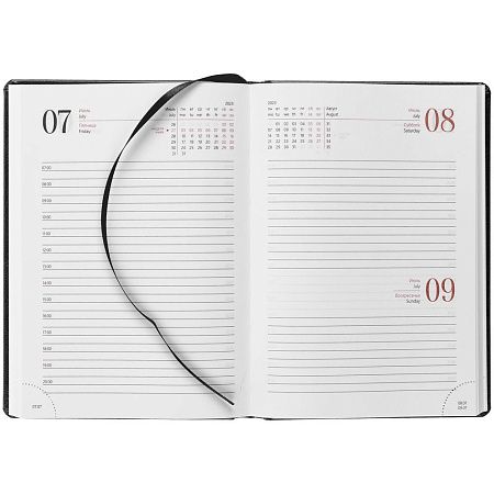 Ежедневник New Nebraska, датированный, красный