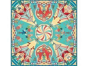 Платок «Русская неваляшка. Праздник»